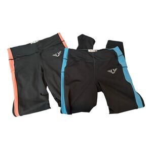 Tuff Rider BUNDLE Girl Ventilated Schooling Riding Breeches Tight Sz M Pink Blue